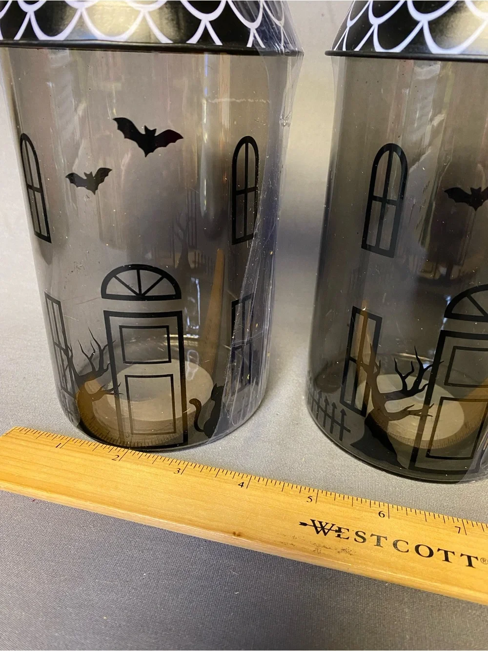 Target Black Haunted House containers from the 2024 Halloween collection